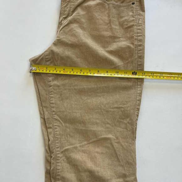 Ann Taylor Loft Curvy Boot Corduroy Tan pants. size 14 - Picture 9 of 12